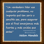un verdadero lider frase nelson mandela